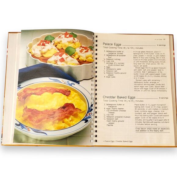 VTG 1982 Kenmore Microwave Cookery Cookbook Spiral Bound 80s Retro Recipes - Picture 13 of 16
